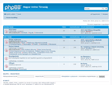 Tablet Screenshot of forum.animetarsasag.hu